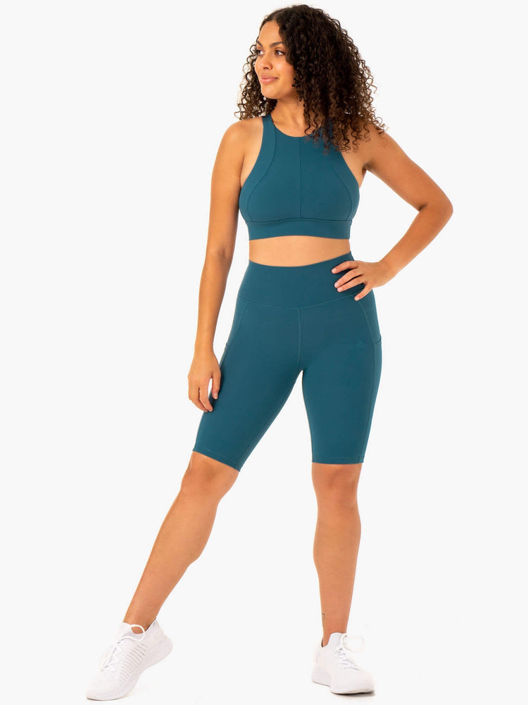 Sujetadores Deportivos Ryderwear Reset High Impact Mujer Turquesa | KIAXY7491