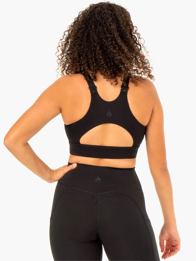 Sujetadores Deportivos Ryderwear Reset High Impact Mujer Negros | THZRF9768