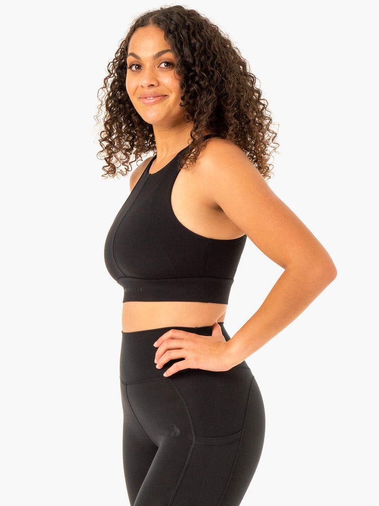 Sujetadores Deportivos Ryderwear Reset High Impact Mujer Negros | THZRF9768