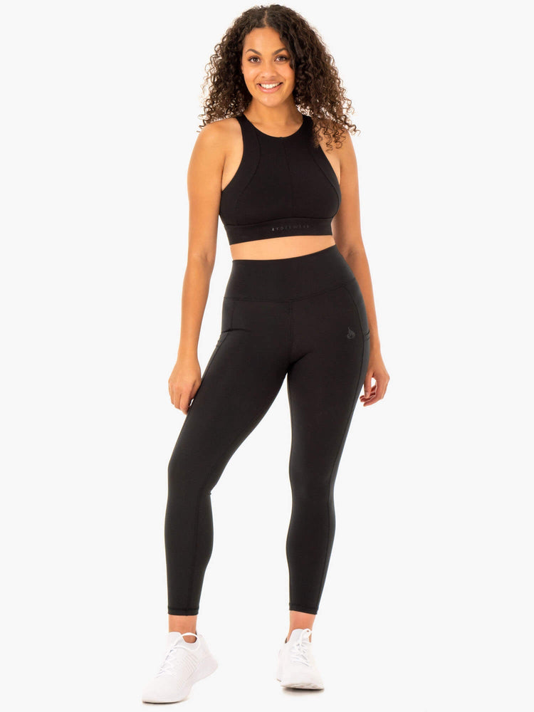 Sujetadores Deportivos Ryderwear Reset High Impact Mujer Negros | THZRF9768