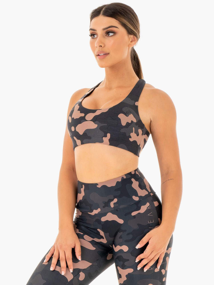 Sujetadores Deportivos Ryderwear Rose Mujer Camuflados | XMNTF0834