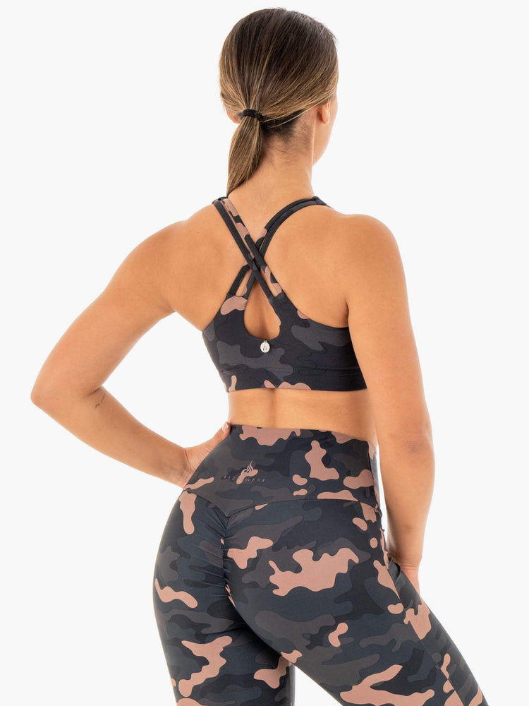 Sujetadores Deportivos Ryderwear Rose Mujer Camuflados | XMNTF0834