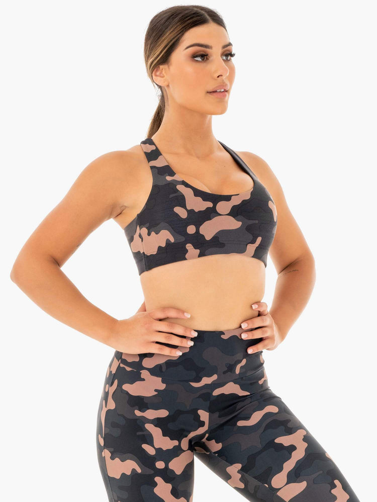 Sujetadores Deportivos Ryderwear Rose Mujer Camuflados | XMNTF0834