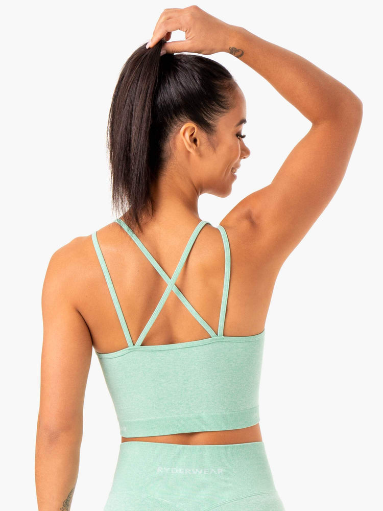 Sujetadores Deportivos Ryderwear Sculpt Seamless Tank Mujer Verde Menta | HDMCS6281