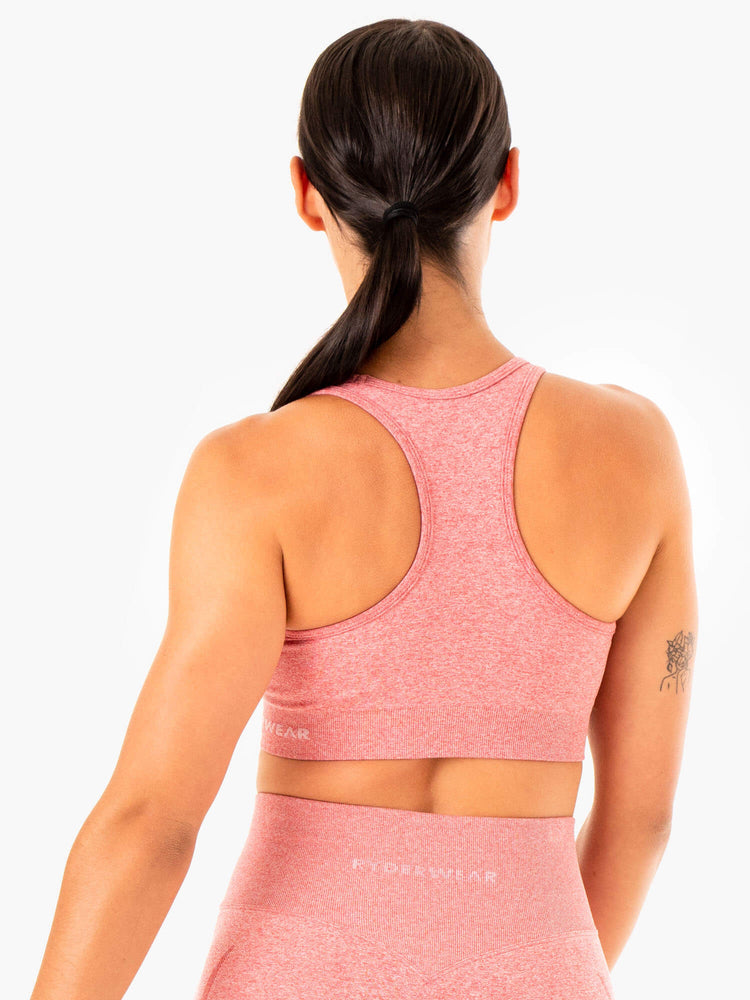 Sujetadores Deportivos Ryderwear Sculpt Seamless Racer Back Mujer Rosas | LFHWP2438