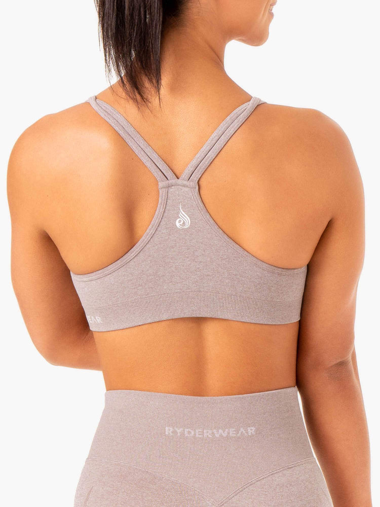 Sujetadores Deportivos Ryderwear Sculpt Seamless Mujer Marrom Claro | OAGDL4726