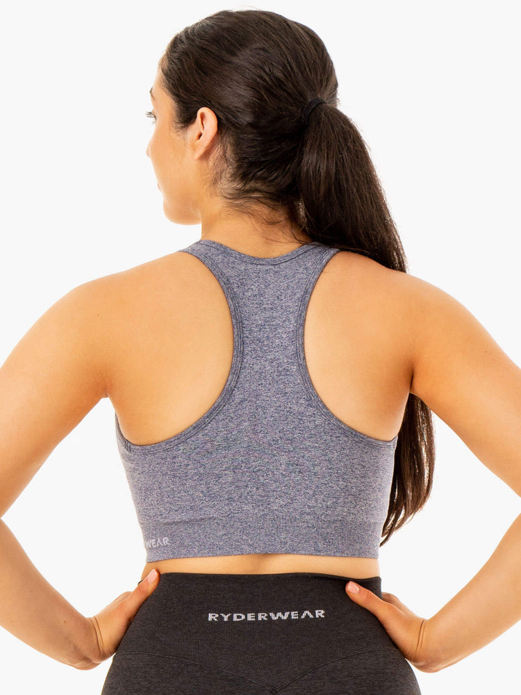 Sujetadores Deportivos Ryderwear Sculpt Seamless Racer Back Mujer Azul Marino | XMWDV6742