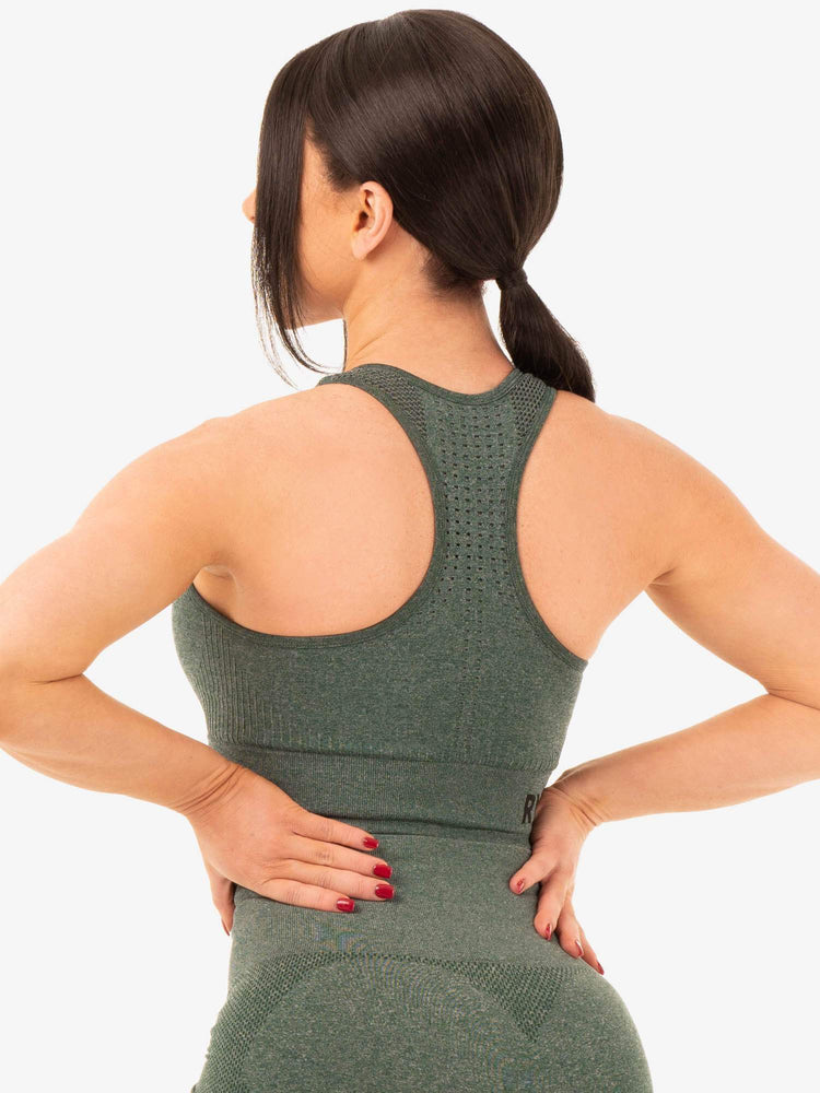 Sujetadores Deportivos Ryderwear Seamless Staples Mujer Verdes | DJKPW8736