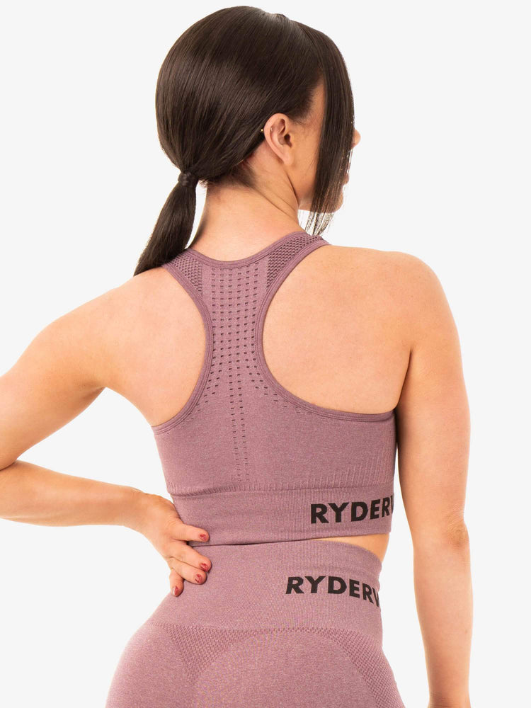 Sujetadores Deportivos Ryderwear Seamless Staples Mujer Morados | YROFE7158