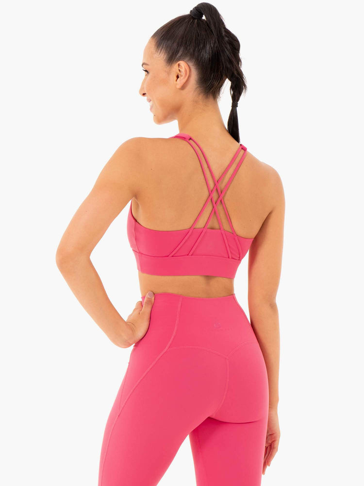 Sujetadores Deportivos Ryderwear Sola Mujer Rosas | DWBMQ6283