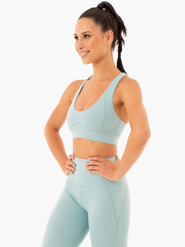 Sujetadores Deportivos Ryderwear Sola Mujer Azules | UTYBX1368