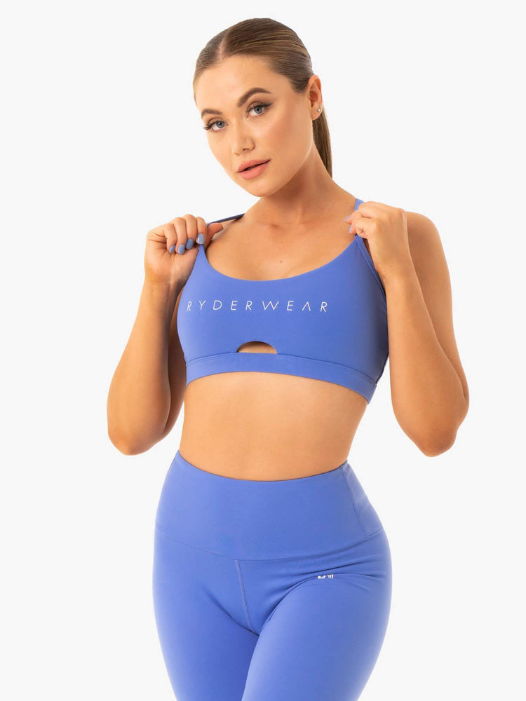Sujetadores Deportivos Ryderwear Staples Mujer Azules | TGMBX2341