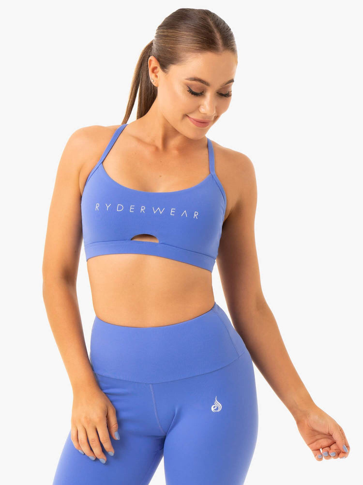 Sujetadores Deportivos Ryderwear Staples Mujer Azules | TGMBX2341