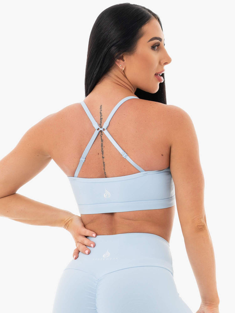 Sujetadores Deportivos Ryderwear Staples Mujer Azules | YNWKR8034