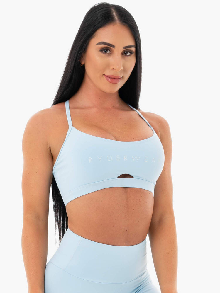 Sujetadores Deportivos Ryderwear Staples Mujer Azules | YNWKR8034