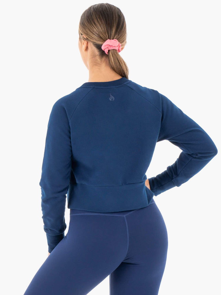 Suéteres Ryderwear Motion Mujer Azul Marino | AHGFS1786