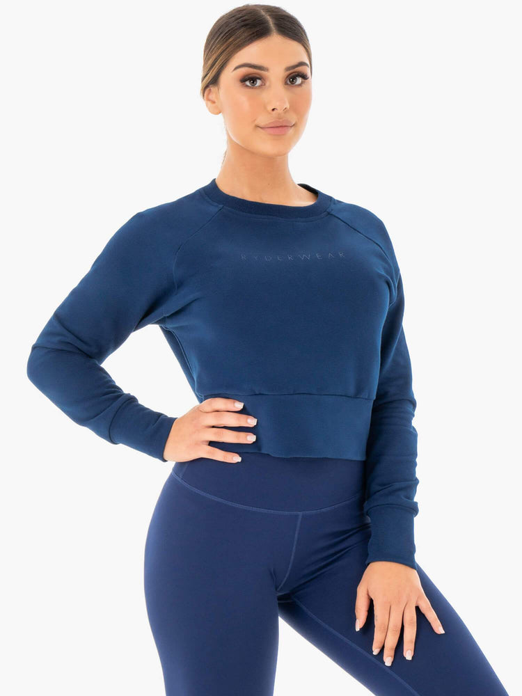 Suéteres Ryderwear Motion Mujer Azul Marino | AHGFS1786