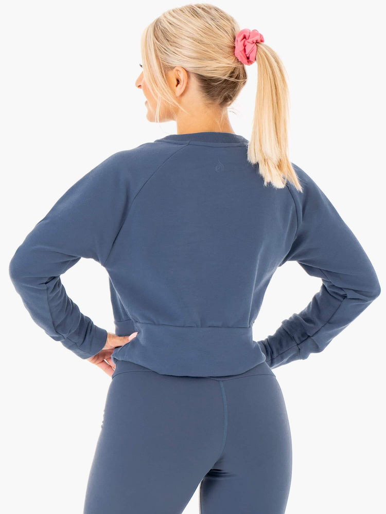 Suéteres Ryderwear Motion Mujer Azules | SYEOD0932