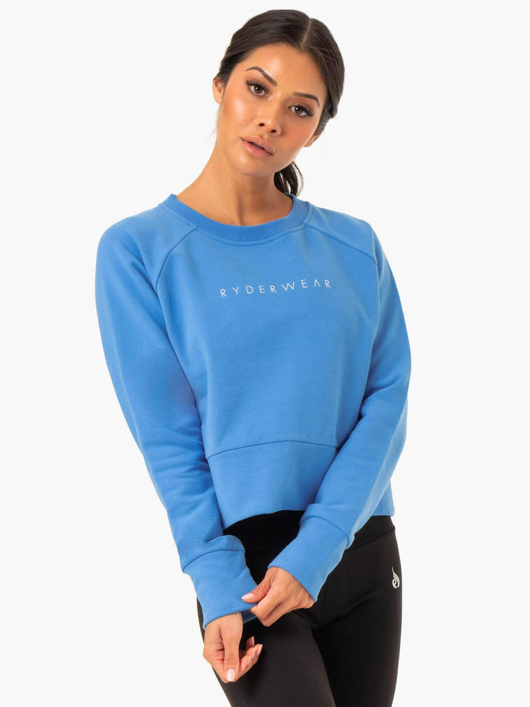 Suéteres Ryderwear Motion Mujer Azules | WCERA9871