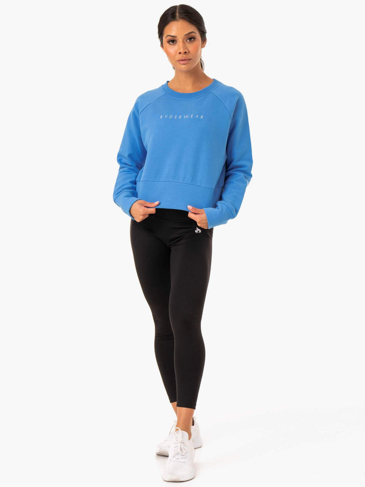 Suéteres Ryderwear Motion Mujer Azules | WCERA9871