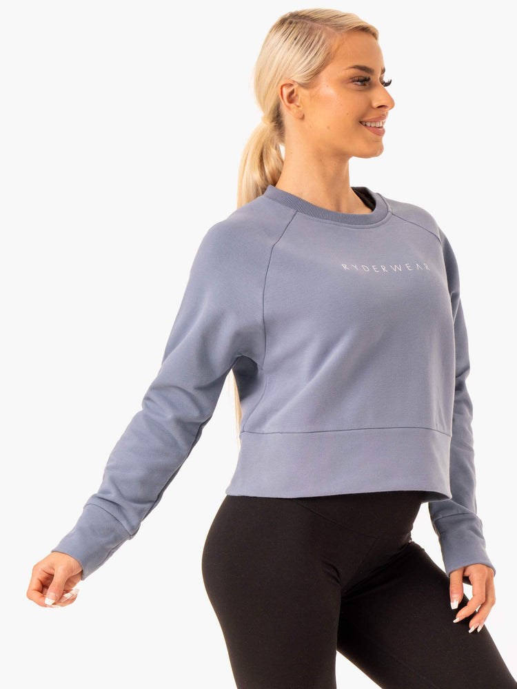 Suéteres Ryderwear Motion Mujer Grises | RAZGY7839