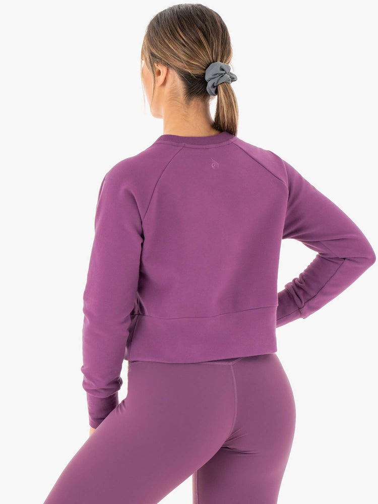 Suéteres Ryderwear Motion Mujer Morados | HBXWR7358