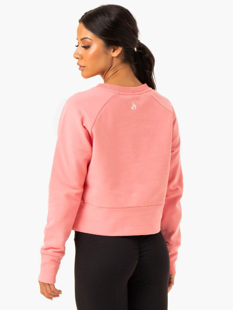 Suéteres Ryderwear Motion Mujer Rosas | OFAIU7023
