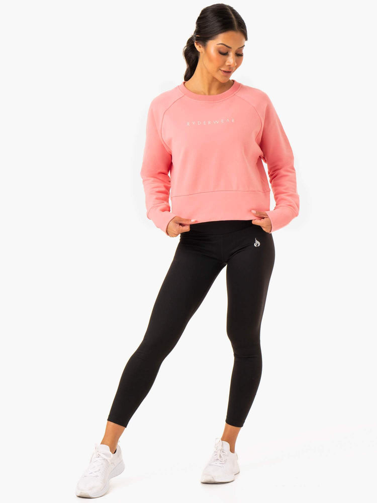Suéteres Ryderwear Motion Mujer Rosas | OFAIU7023