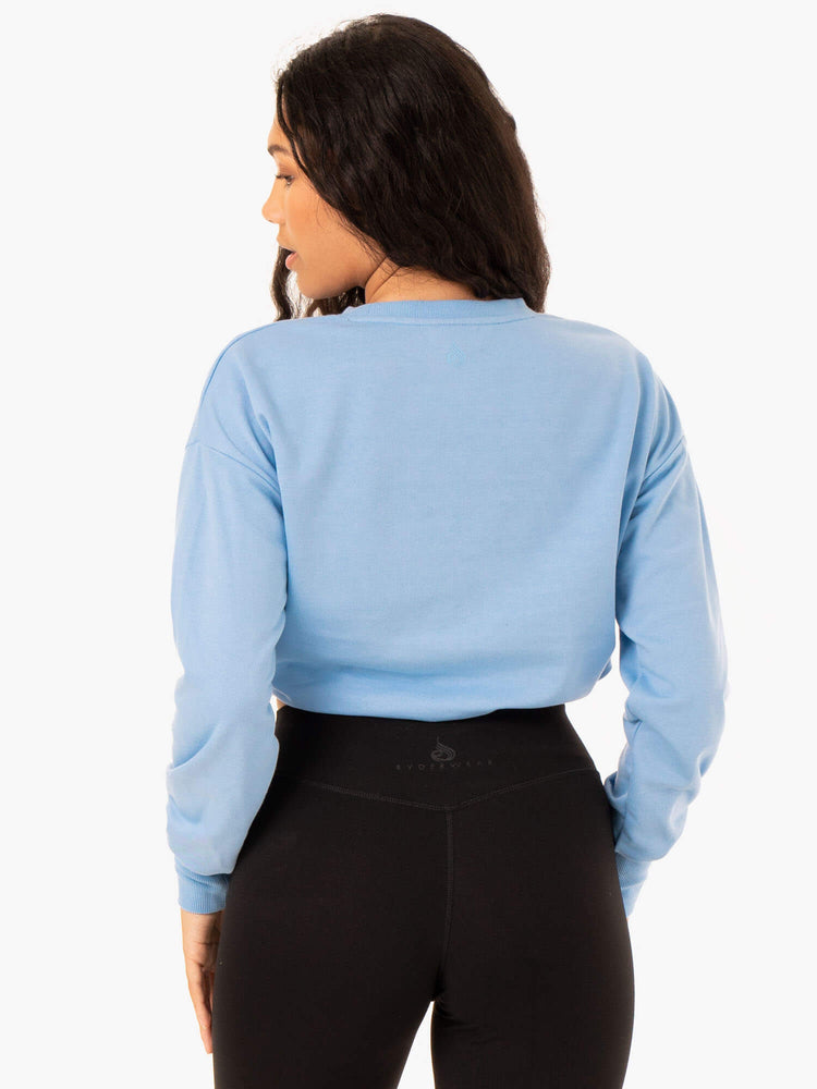 Suéteres Ryderwear Replay Mujer Azules | XUWHE2913