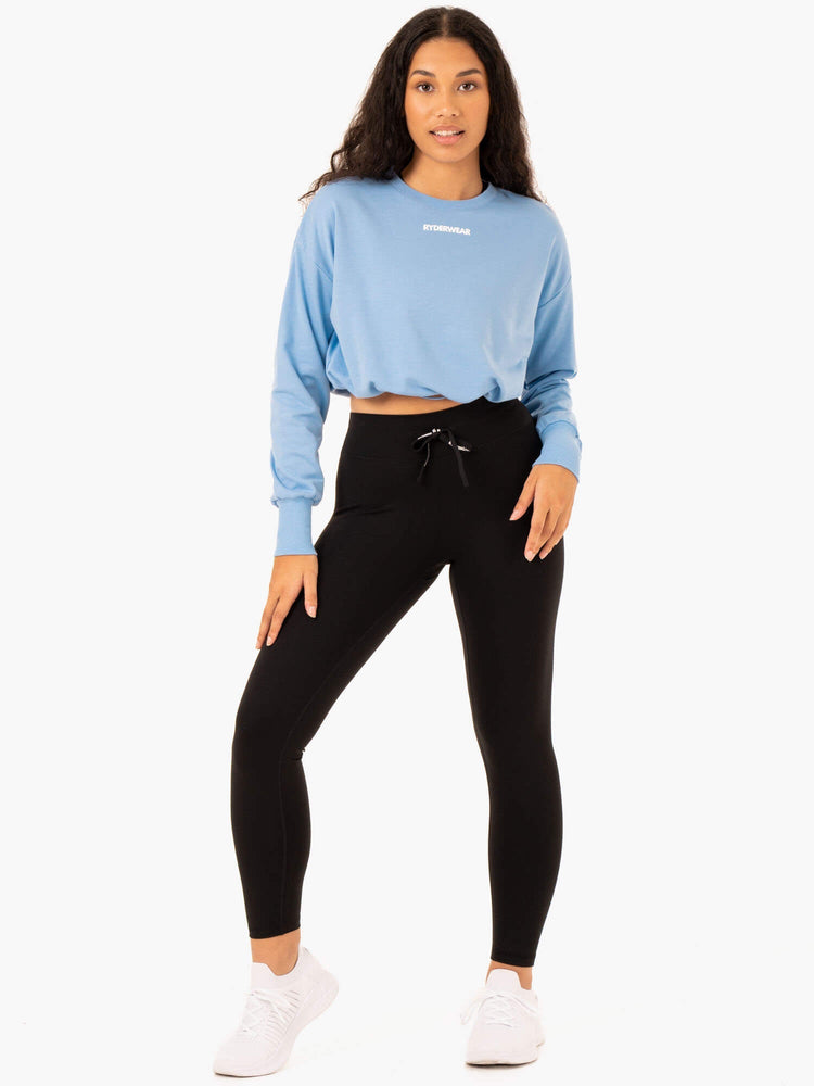 Suéteres Ryderwear Replay Mujer Azules | XUWHE2913