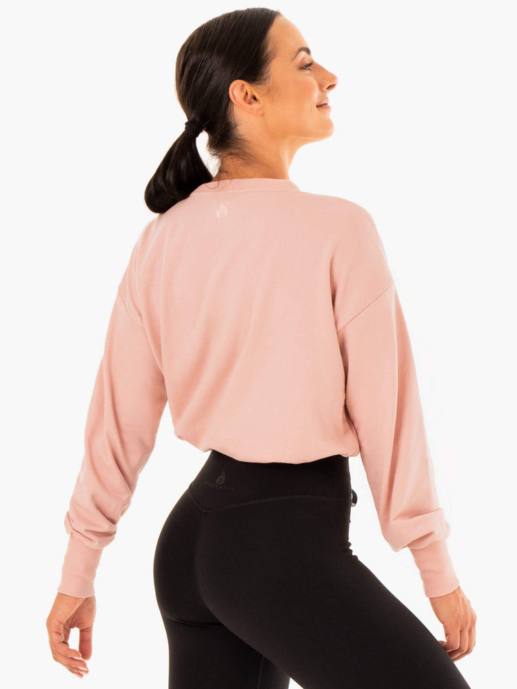 Suéteres Ryderwear Replay Mujer Beige | IBHTY0426