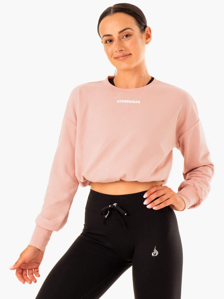 Suéteres Ryderwear Replay Mujer Beige | IBHTY0426