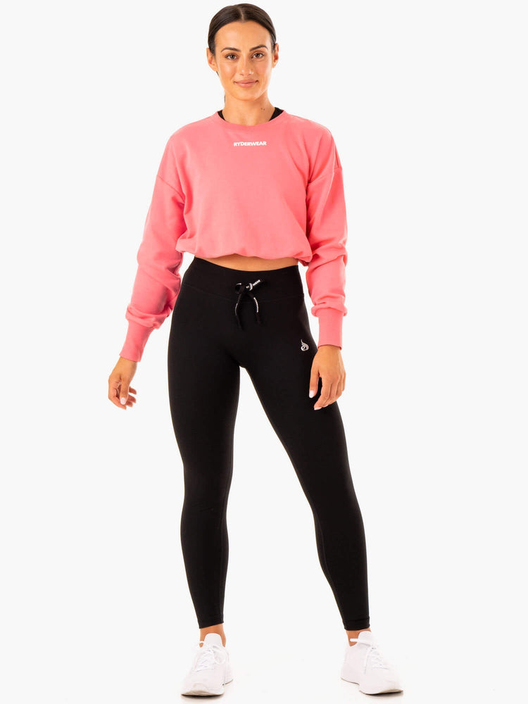 Suéteres Ryderwear Replay Mujer Coral | PQDEC7215