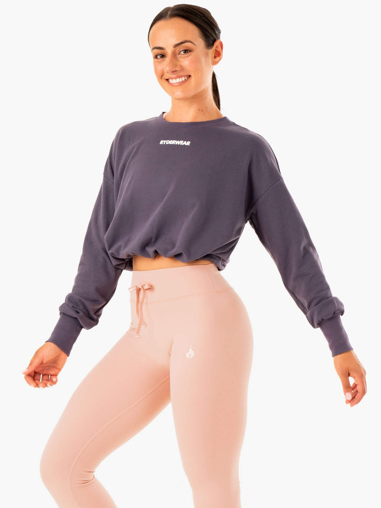 Suéteres Ryderwear Replay Mujer Grises | MSCJG1386