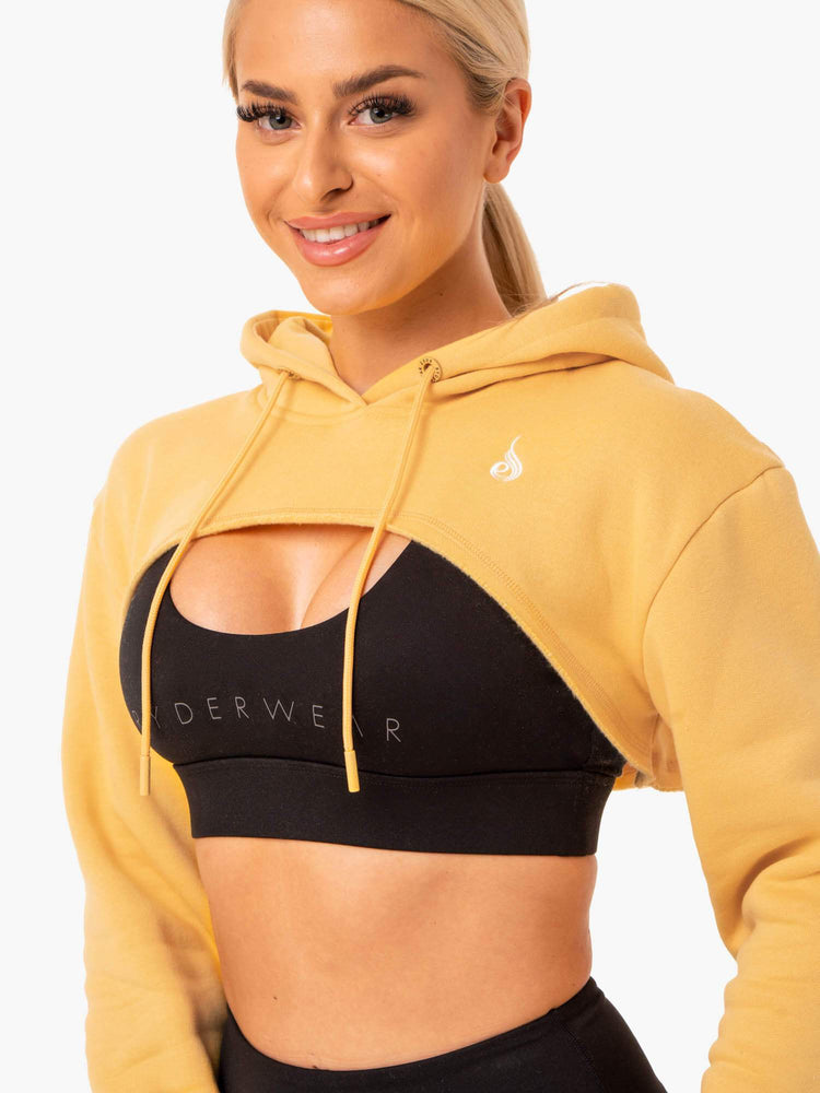 Suéteres Ryderwear Staples Super Crop Mujer Mango | CPDEO7325