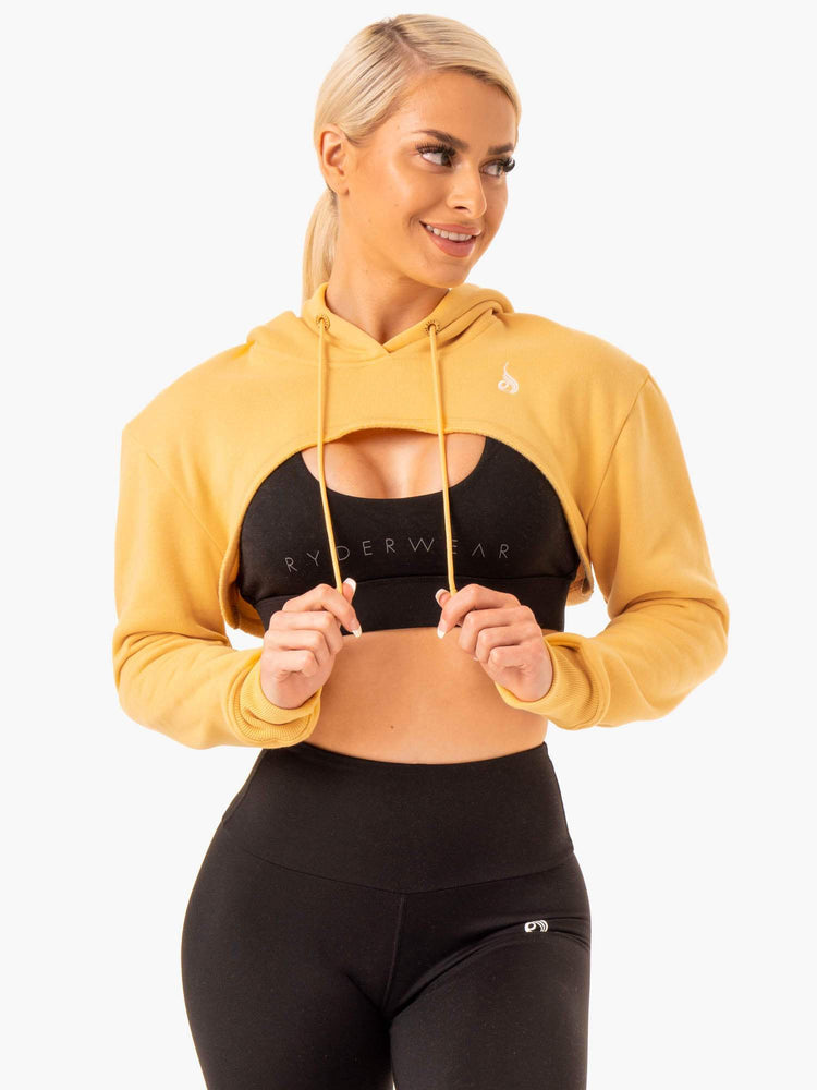 Suéteres Ryderwear Staples Super Crop Mujer Mango | CPDEO7325
