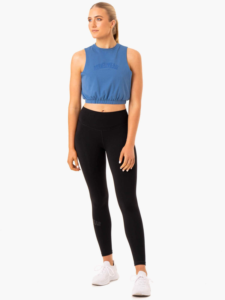 Tank Top Ryderwear Boxer Muscle Mujer Azules | TOICQ1852