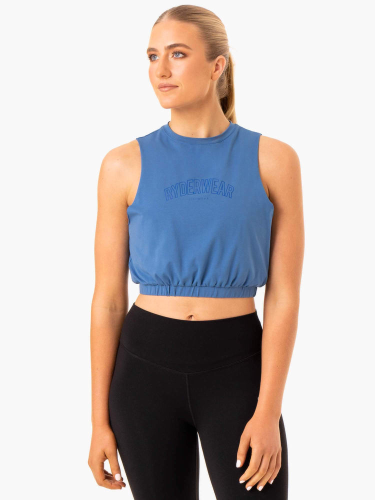 Tank Top Ryderwear Boxer Muscle Mujer Azules | TOICQ1852