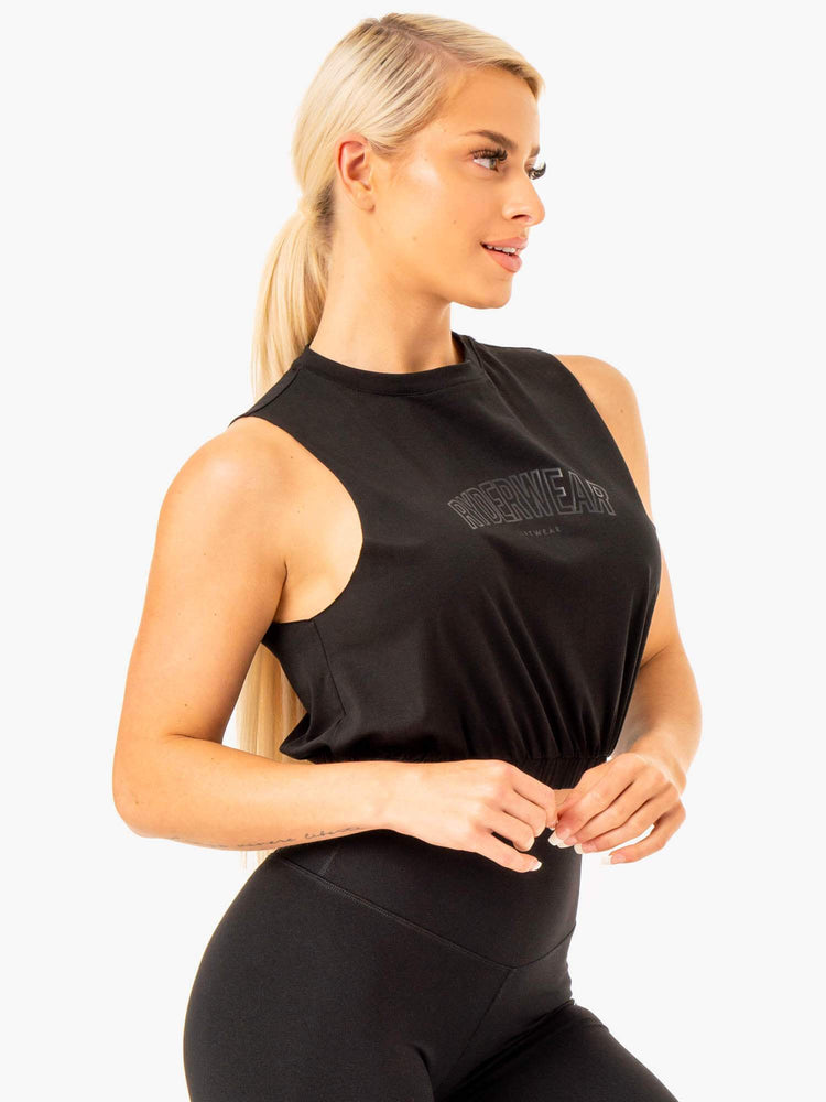 Tank Top Ryderwear Boxer Muscle Mujer Negros | FDPAY0179