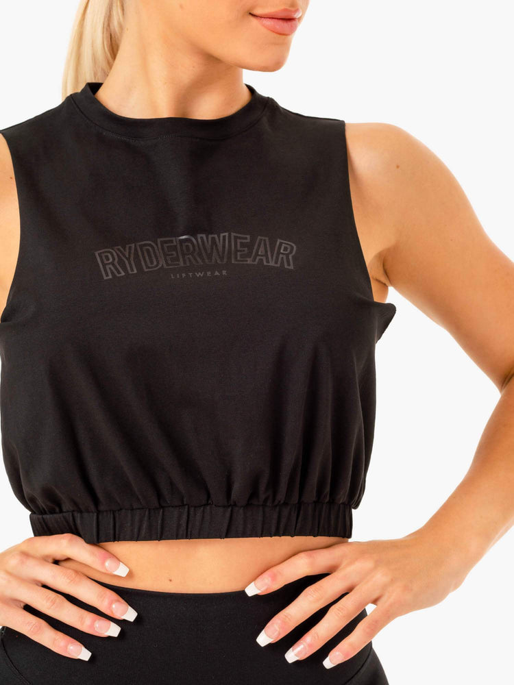 Tank Top Ryderwear Boxer Muscle Mujer Negros | FDPAY0179