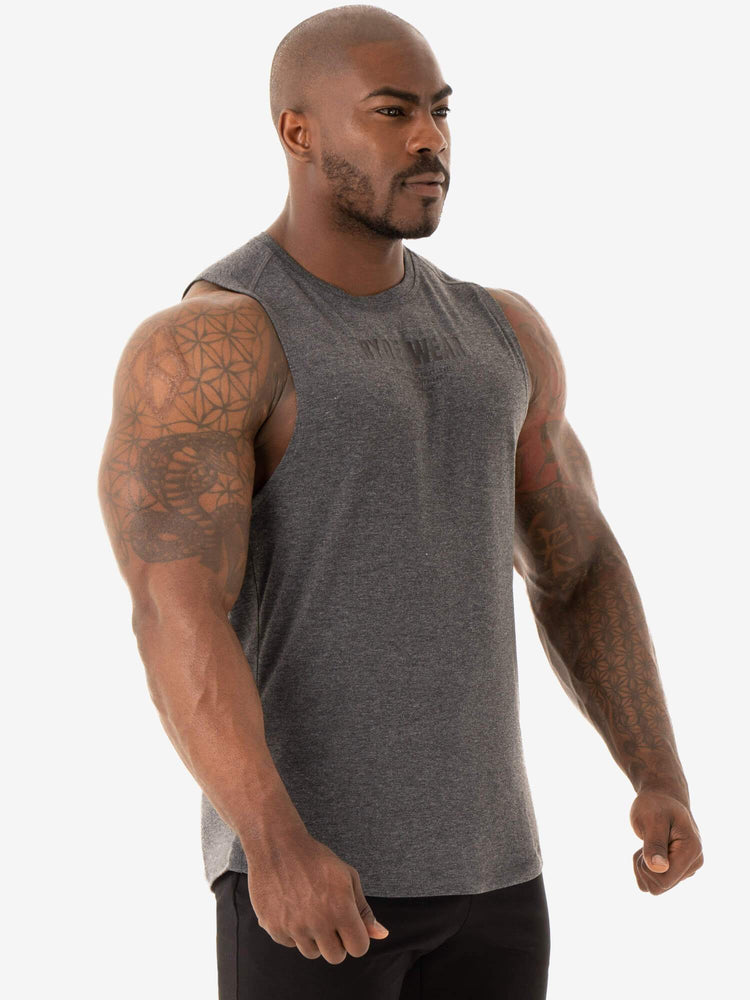 Tank Top Ryderwear Core Baller Hombre Grises | AVNGC6278