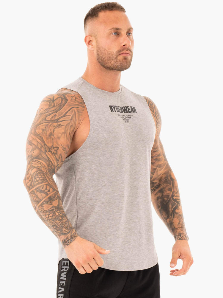 Tank Top Ryderwear Core Baller Hombre Grises | GZOTA7061