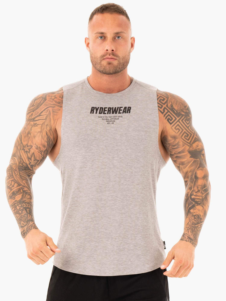 Tank Top Ryderwear Core Baller Hombre Grises | GZOTA7061