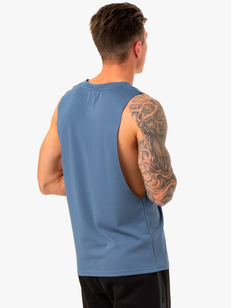 Tank Top Ryderwear Enhance Baller Hombre Azules | AGEBR1950