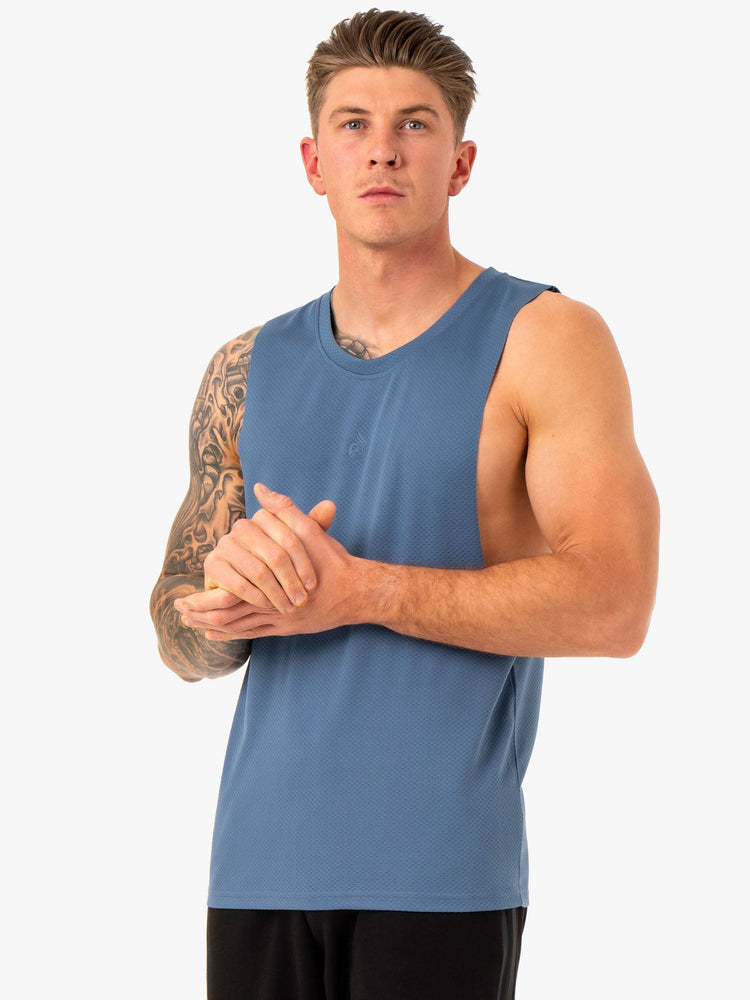 Tank Top Ryderwear Enhance Baller Hombre Azules | AGEBR1950