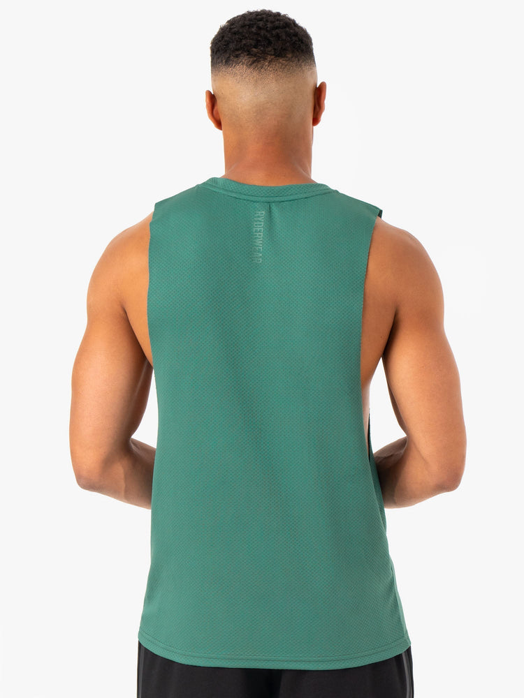 Tank Top Ryderwear Enhance Baller Hombre Verdes | KBOSN0324