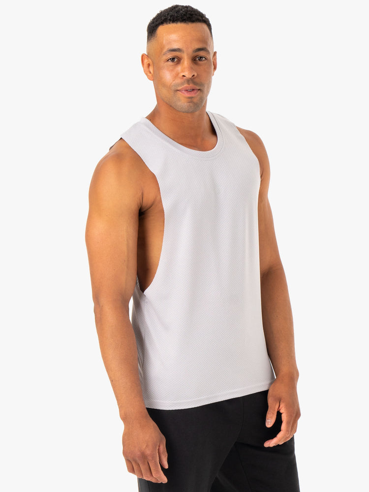 Tank Top Ryderwear Enhance Baller Hombre Grises | QUPYK5279