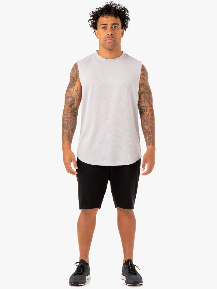 Tank Top Ryderwear Enhance Muscle Hombre Grises | XJLRB9038