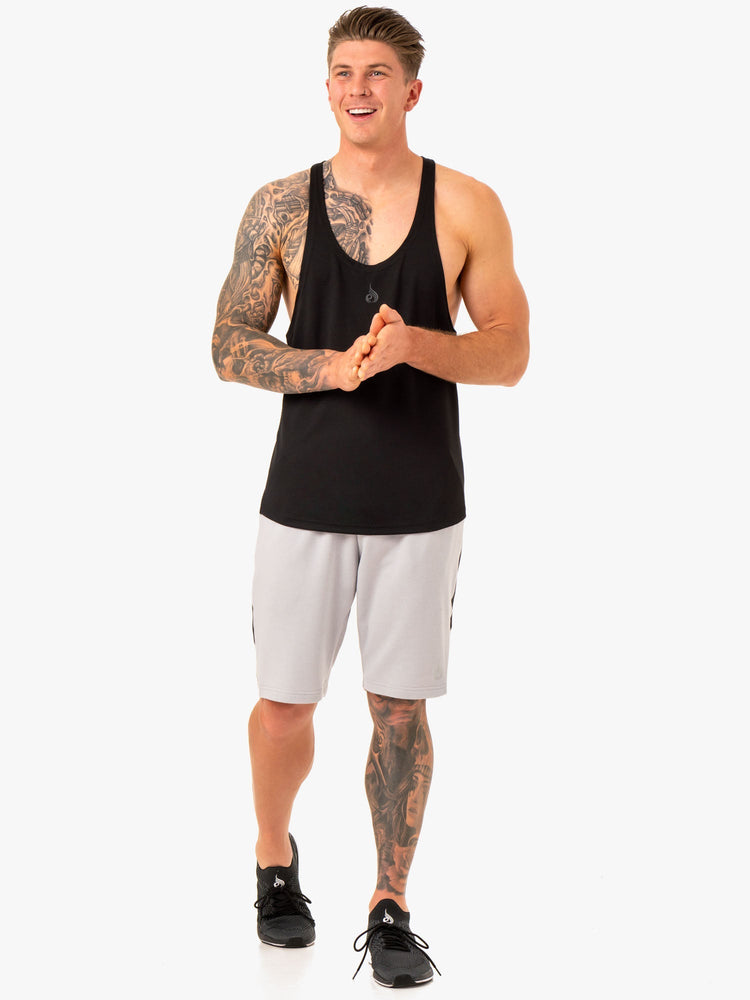 Tank Top Ryderwear Enhance Stringer T-Back Hombre Negros | PSKNM7803