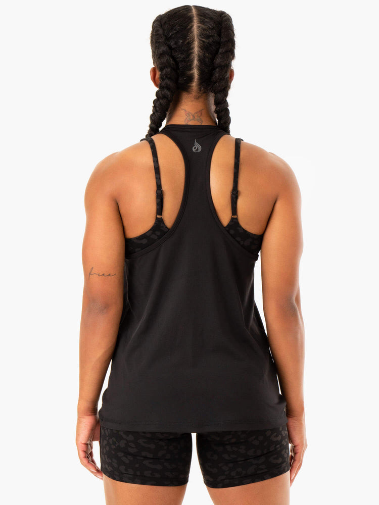 Tank Top Ryderwear Evolution Racer Back Mujer Negros | KYIAR2864
